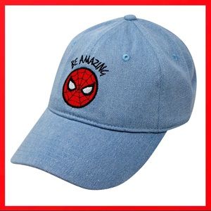 Marvel Spider-Man denim Adjustable dad hat cap